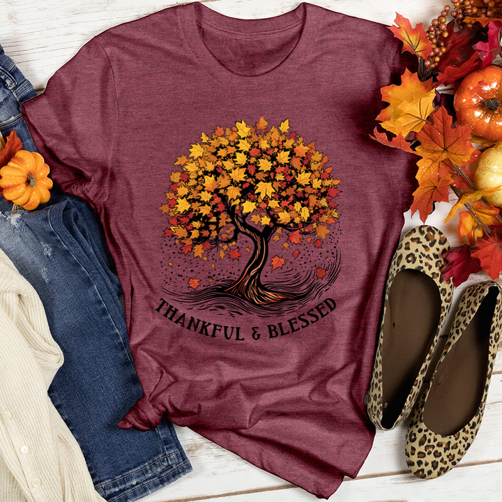 Thankful Harvest Celebration Heathered Tee