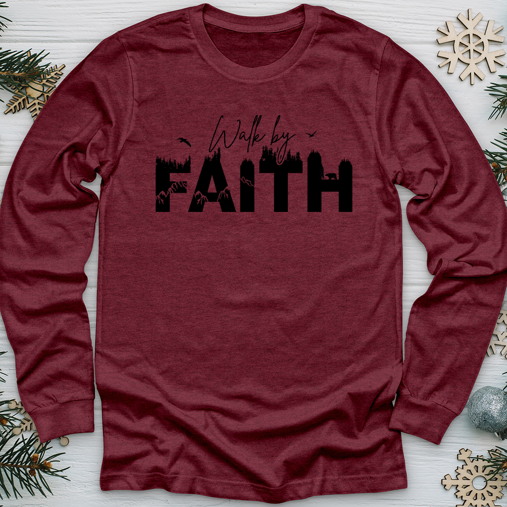 Walk by Faith Wilderness 01 Long Sleeve Tee