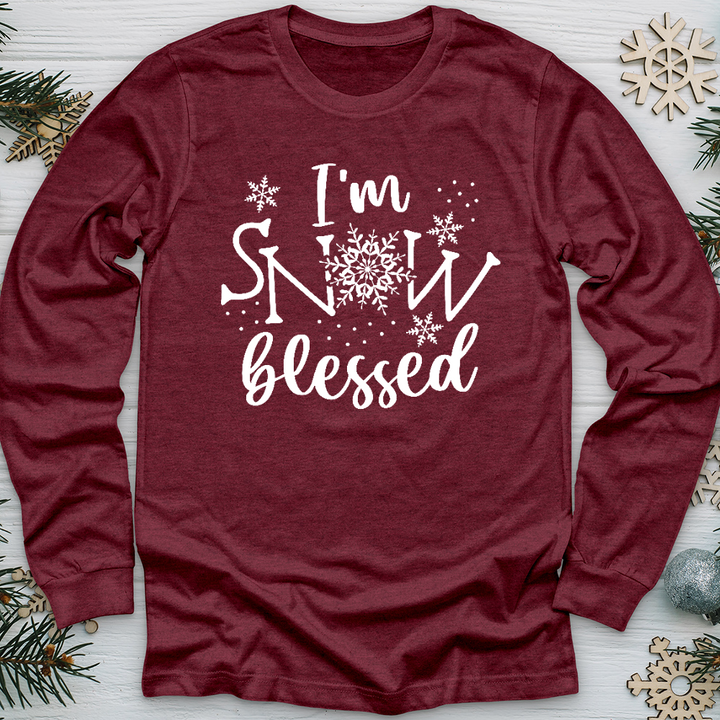 Snow Blessed Snowflake Long Sleeve Tee