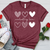 Everlasting Love Hearts Heathered Tee