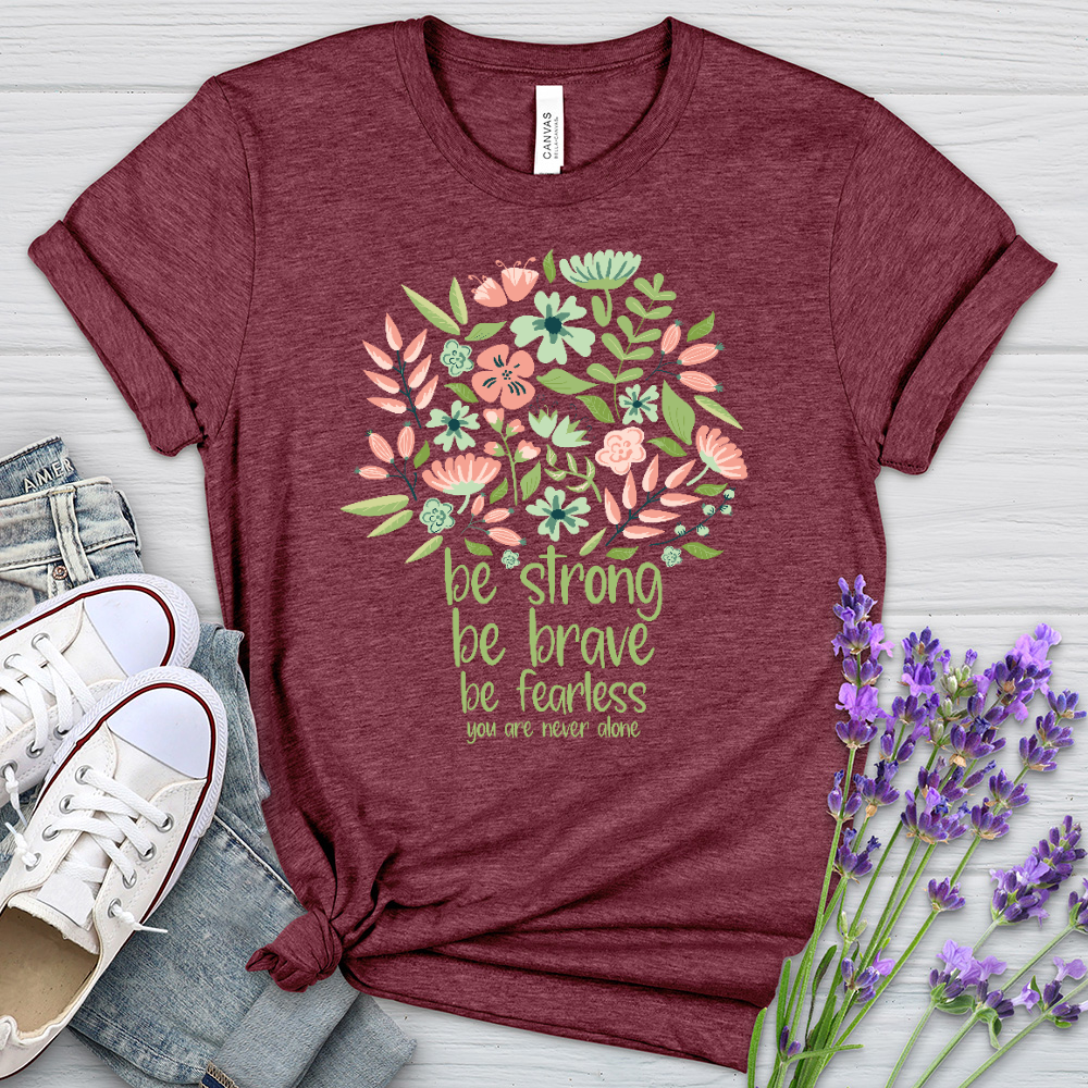 You Are Never Alone Heathered Tee