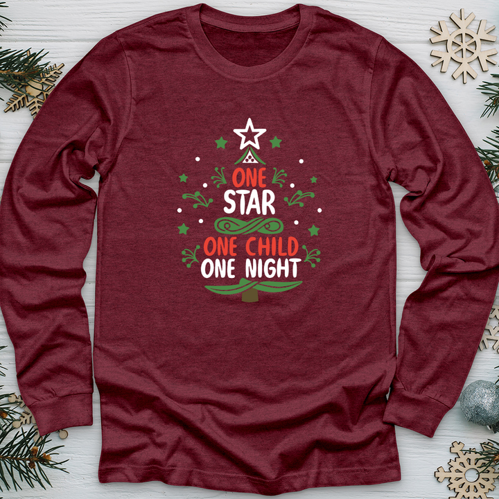 One star one child one night Long Sleeve Tee