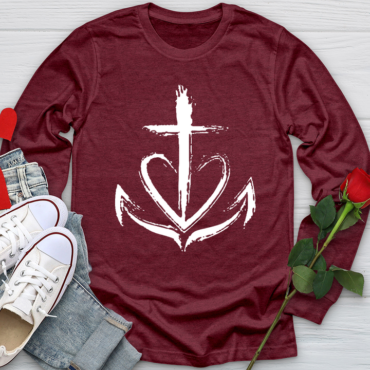 Faith is the Anchor Long Sleeve Tee