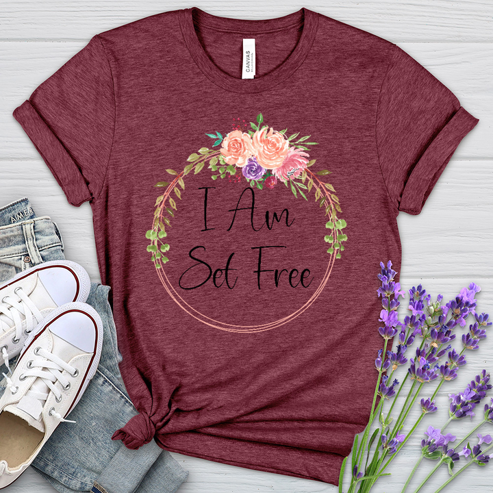 Set Free Heathered Tee