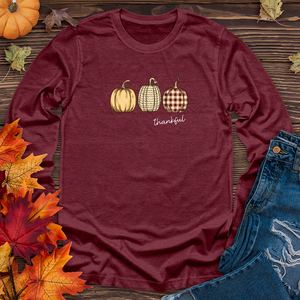 Retro Harvest Gingham Trio Long Sleeve Tee