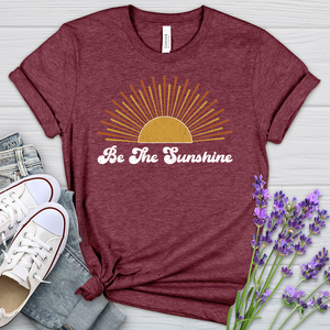 Be The Sunshine Sun Heathered Tee