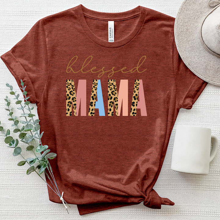 Blessed Mama Heathered Tee