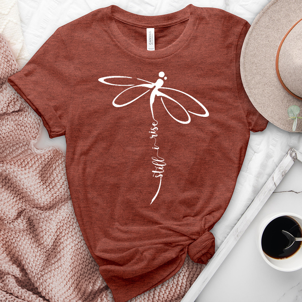 Still I Rise Dragonfly Heathered Tee