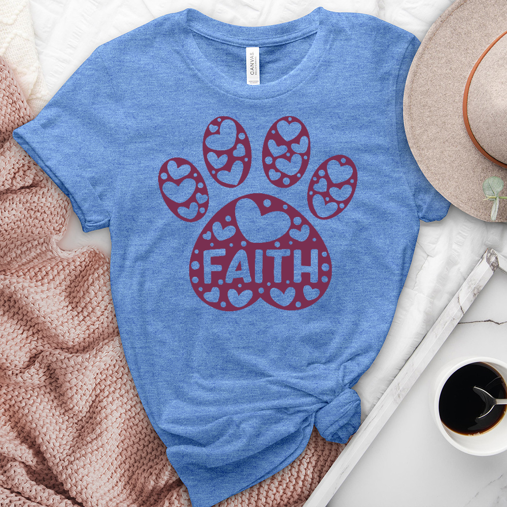Faith Heart Love Heathered Tee