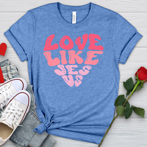 Love Like Jesus Heathered Tee