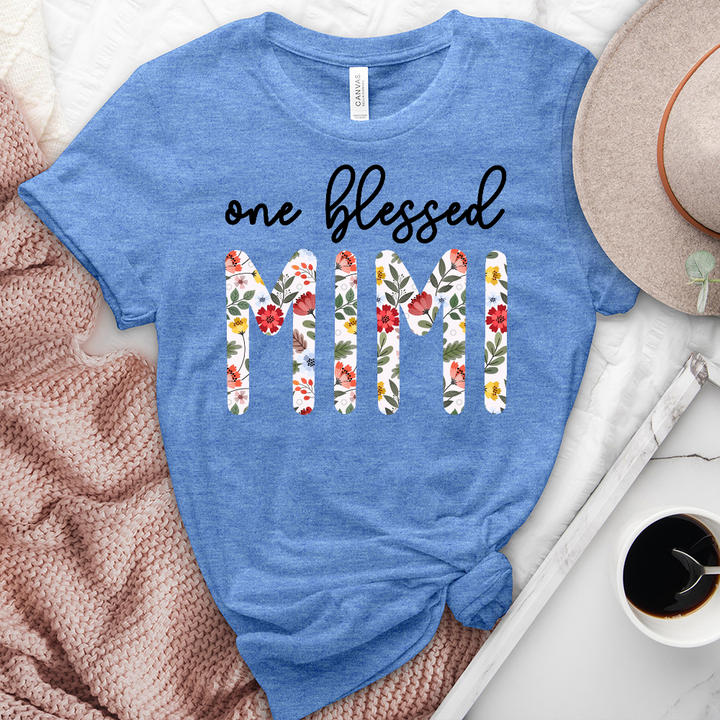 One Blessed Mimi Heathered Tee