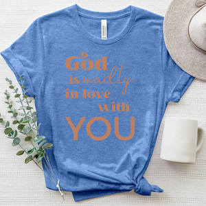 God Is Inlove With You Heathered Tee