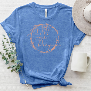 Just Pray Heathered Tee