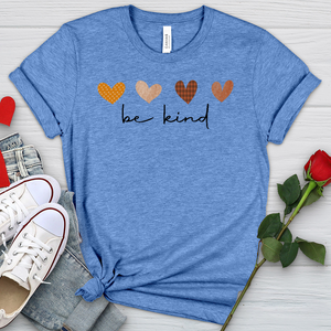 Be Kind Autumn Hearts Heathered Tee