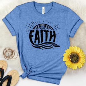 Faith Sunset Heathered Tee