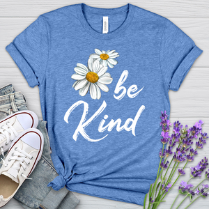 Be Kind Daisy Heathered Tee