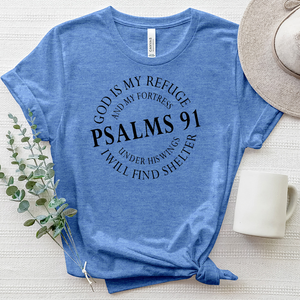 Psalm 91 Heathered Tee