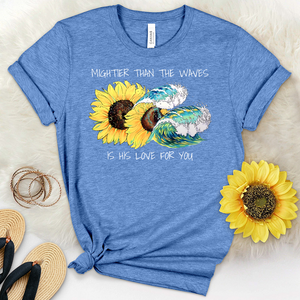 Sunflower Waves Heathered Tee