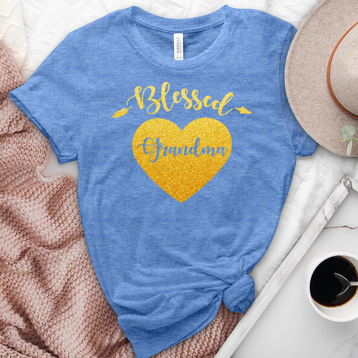 Blessed Grandma Heathered Tee