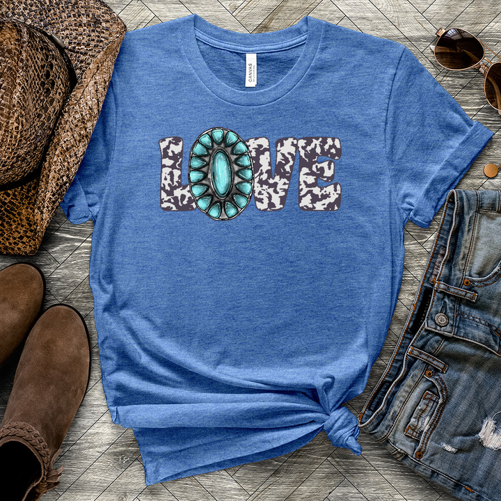 Love Cowgirl Heathered Tee