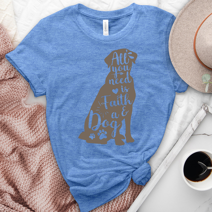 All You Need Heathered Tee