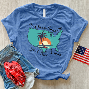 Land That I Love Sunset Heathered Tee