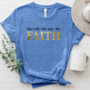 His Will, His Way Heathered Tee