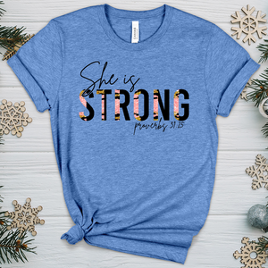 She is Strong 07 Heathered Tee