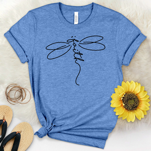 Faith Dragonfly Heathered Tee