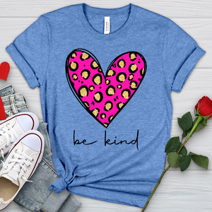 Be Kind Heart Heathered Tee