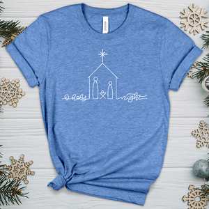 The Boy In The Manger Heathered Tee