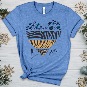 Love Is Wild 8 Heathered Tee