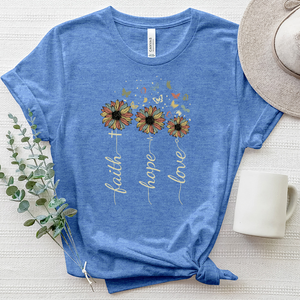 Faith Hope Love Rainbow Tee