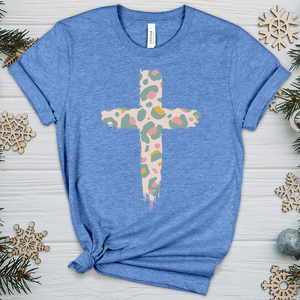 Leopard Cross V6 Heathered Tee