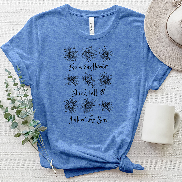 Stand Tall Sunflower Heathered Tee