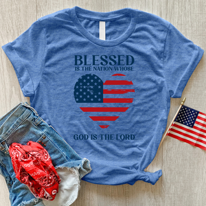 Blessed Nation Heathered Tee