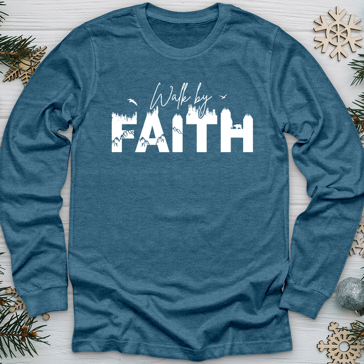 Walk by Faith Wilderness 02 Long Sleeve Tee