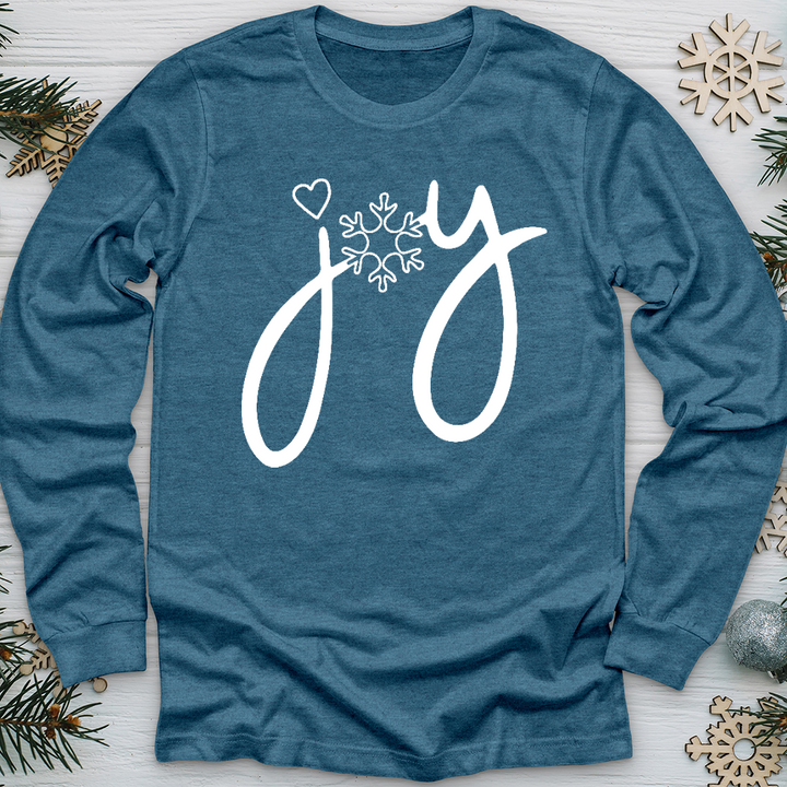 Joy Snowflake 01 Long Sleeve Tee