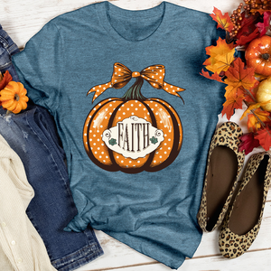 Spotted Faith Pumpkin Heathered Tee