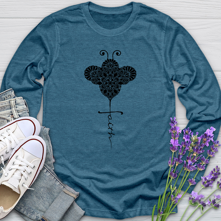 Faith Bee Mosaic Long Sleeve Tee