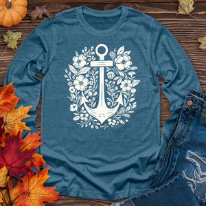 Anchor flower Long Sleeve Tee