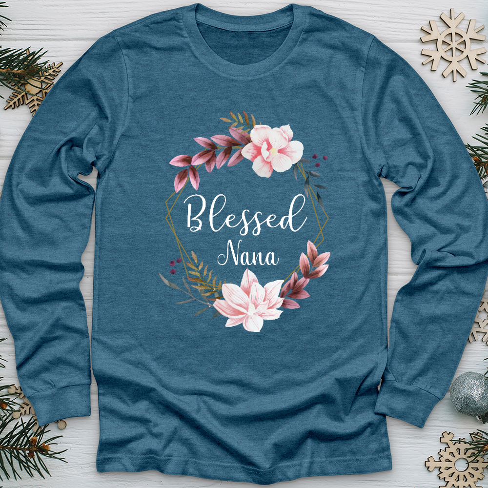 Blessed Nana Long Sleeve Tee