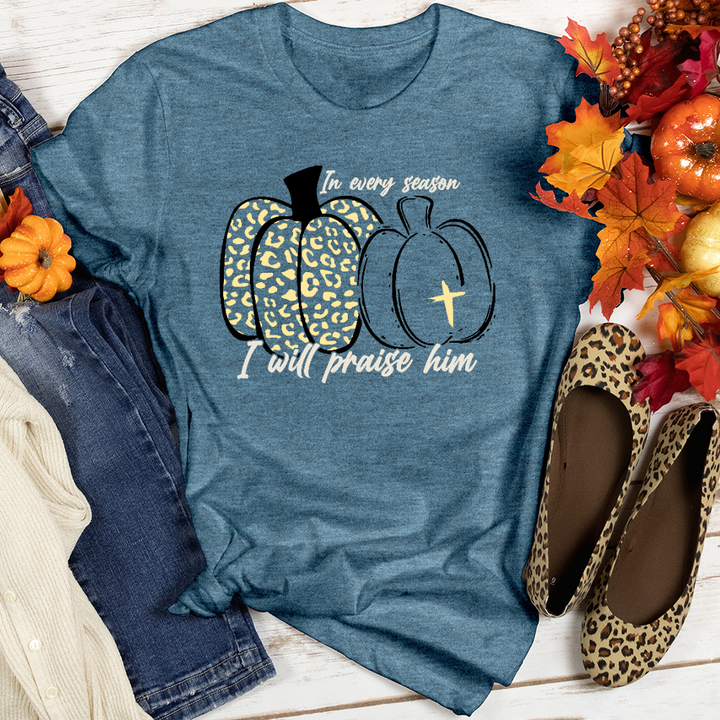 In Every Season Heathered Tee