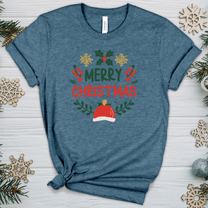 Merry christmas Heathered Tee