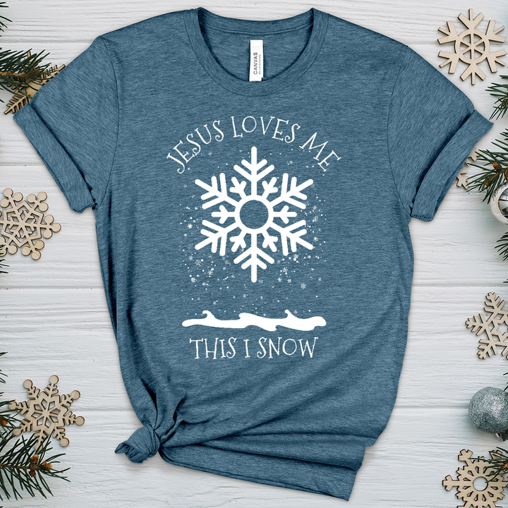 This I Snow Heathered Tee