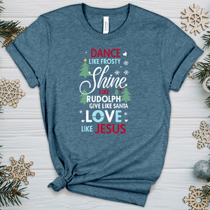 Love Like Jesus 01 Heathered Tee