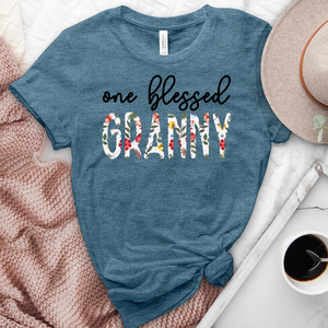 One Blessed Granny Heathered Tee