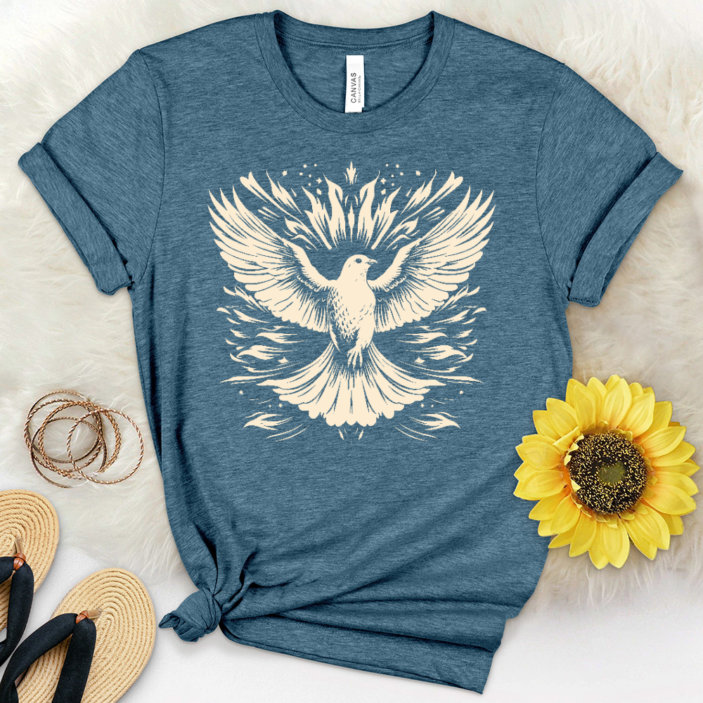 Dove 01 Heathered Tee