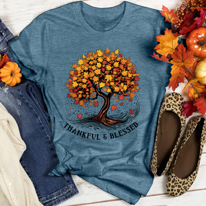 Thankful Harvest Celebration Heathered Tee