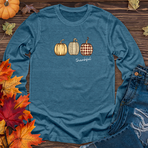 Retro Harvest Gingham Trio Long Sleeve Tee